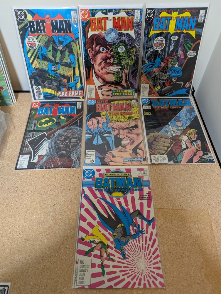 Batman #381 397 398 399 401 414 415 DC Comics Two Face, Catwoman