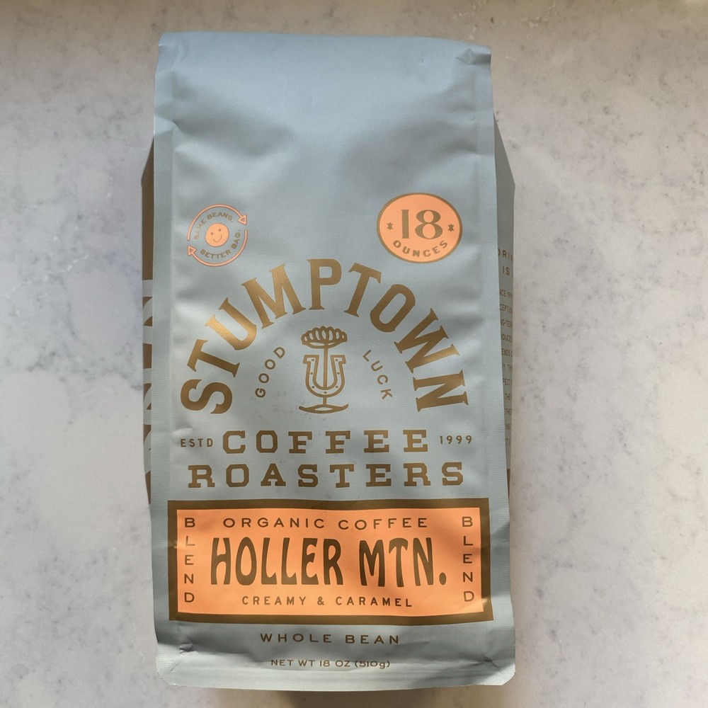 Stumptown Coffee Roasters Organic Coffee HOLLER MTN.  Creamy & Caramel.  18 oz.