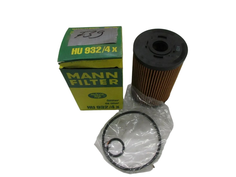 Oil Filter F39 Mann Mercedes MK NG Replacement Filter HU932/4 x Engine Oil Cartridge Filter