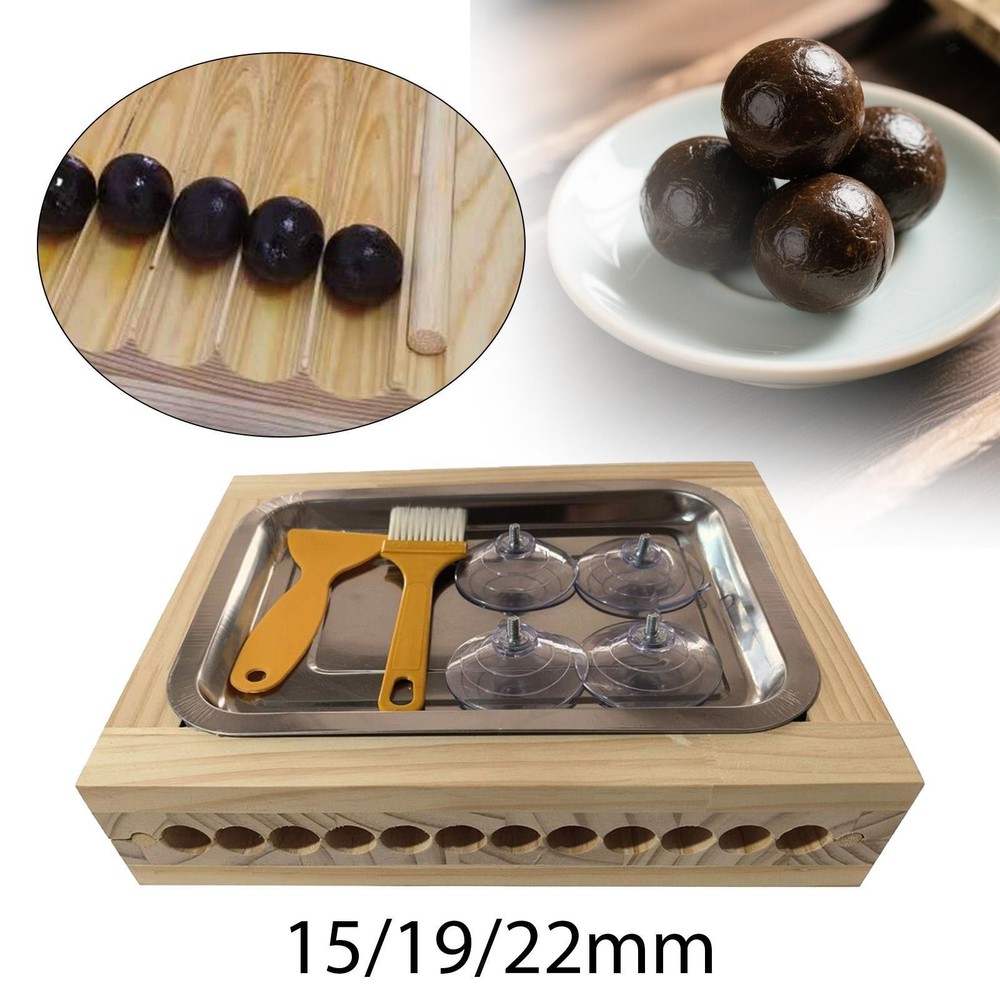 Wood Meatball Maker Ball Maker Portable Shrimp Ball Wooden Cooking Tools Kitchen