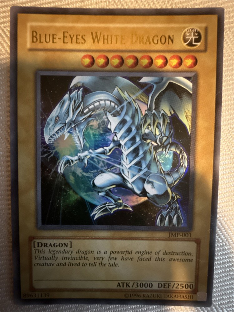 Yu-Gi-Oh Blue-Eyes White Dragon JMP-001 Shonen Jump Promo NM Condition
