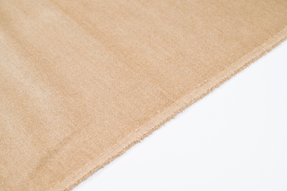 Vintage Cotton Velvet Fabric 3m 100% Cotton Sand 230g