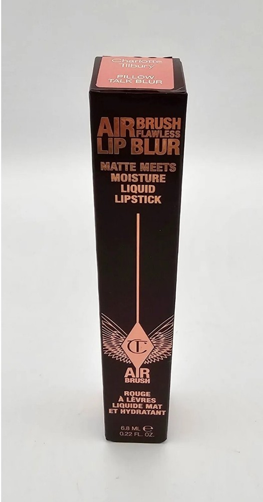 Charlotte Tilbury Airbrush Flawless Lip Blur Lipstick PILLOW TALK BLUR .22oz (T)