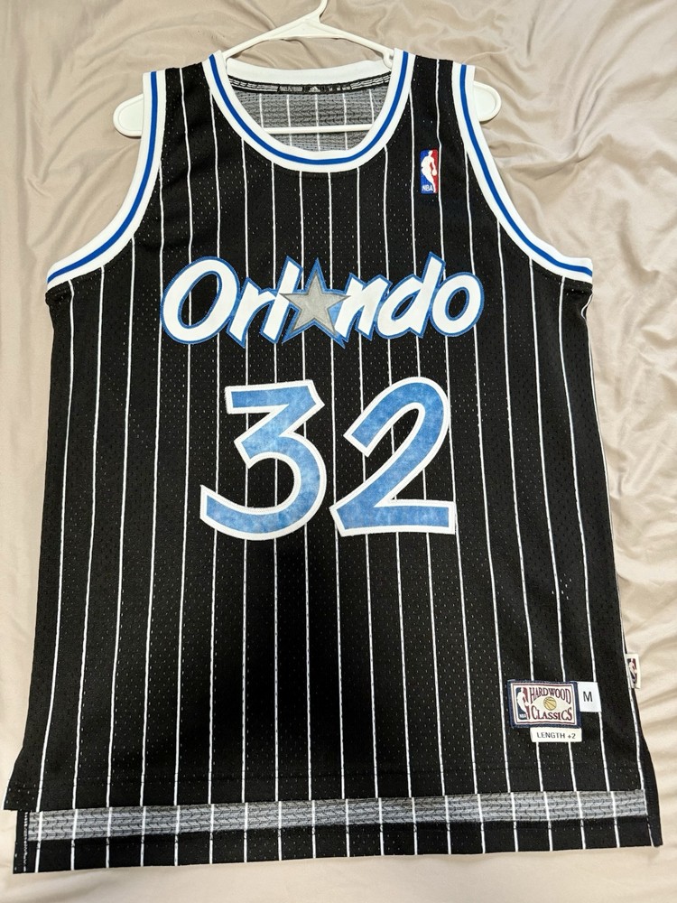 100% Authentic Shaquille O'Neal Adidas Hardwood Classics Magic Jersey  ( M )