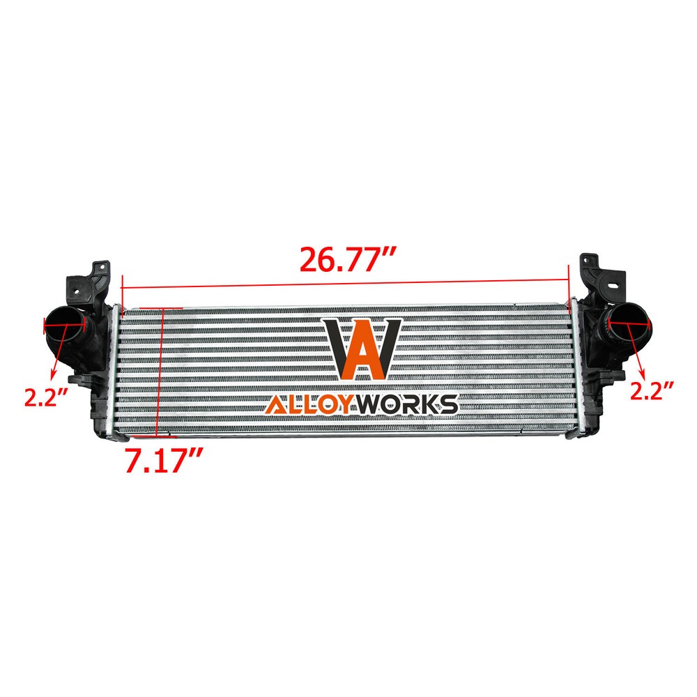 Aluminum Intercooler fit 2016-2022 GMC Canyon Chevy Colorado 2.8L Turbocharged