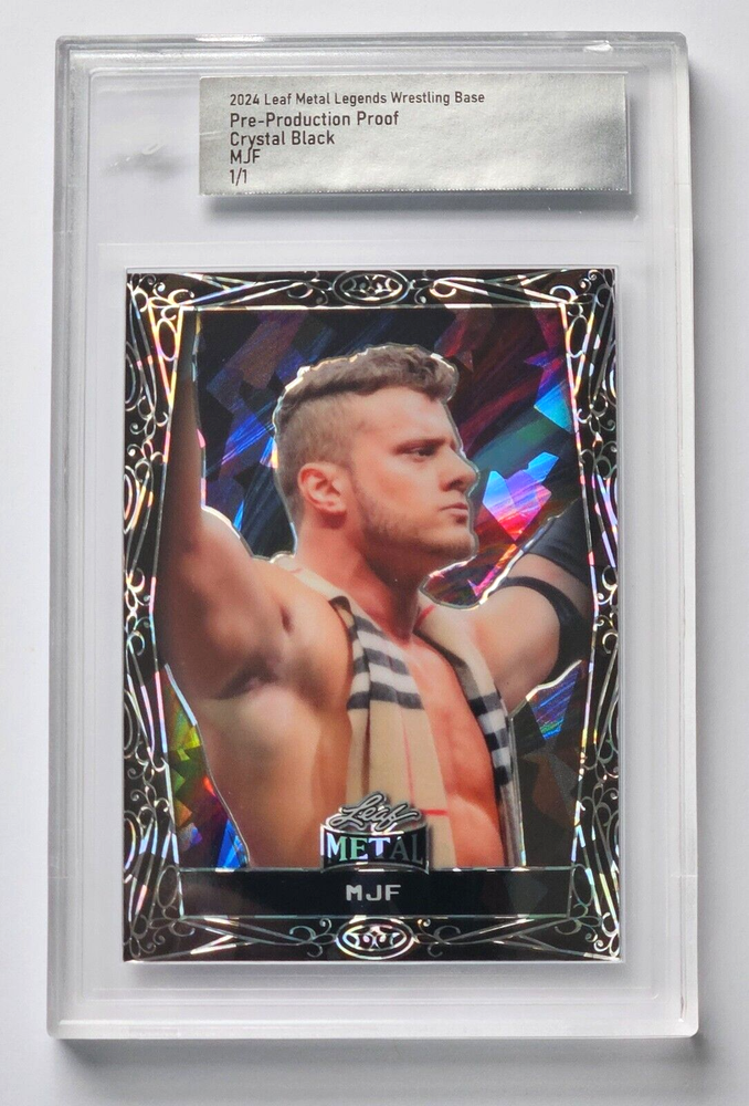 2024 MJF Leaf Metal Legends Pre-Production Crystal Black 1/1 RARE