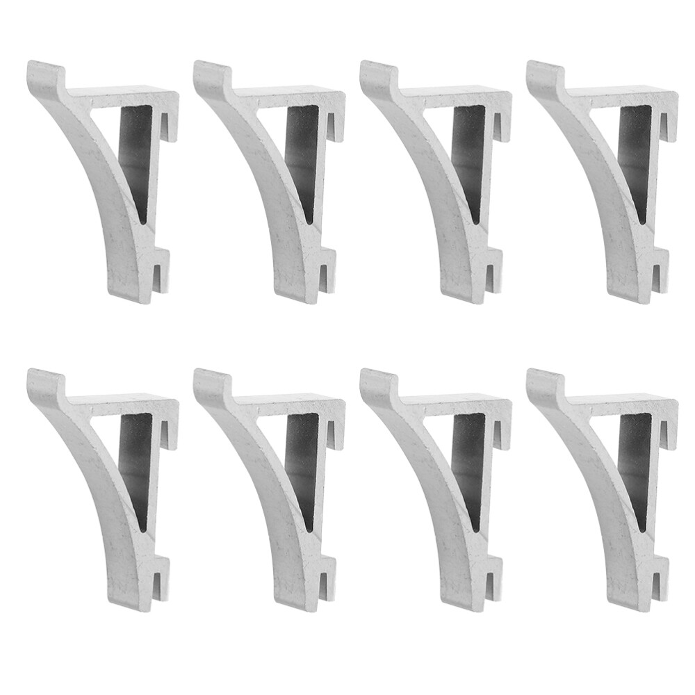 8 Pcs Solustre Cooler Shelf Bracket Refrigerator Buckle Freezer Support Clamp