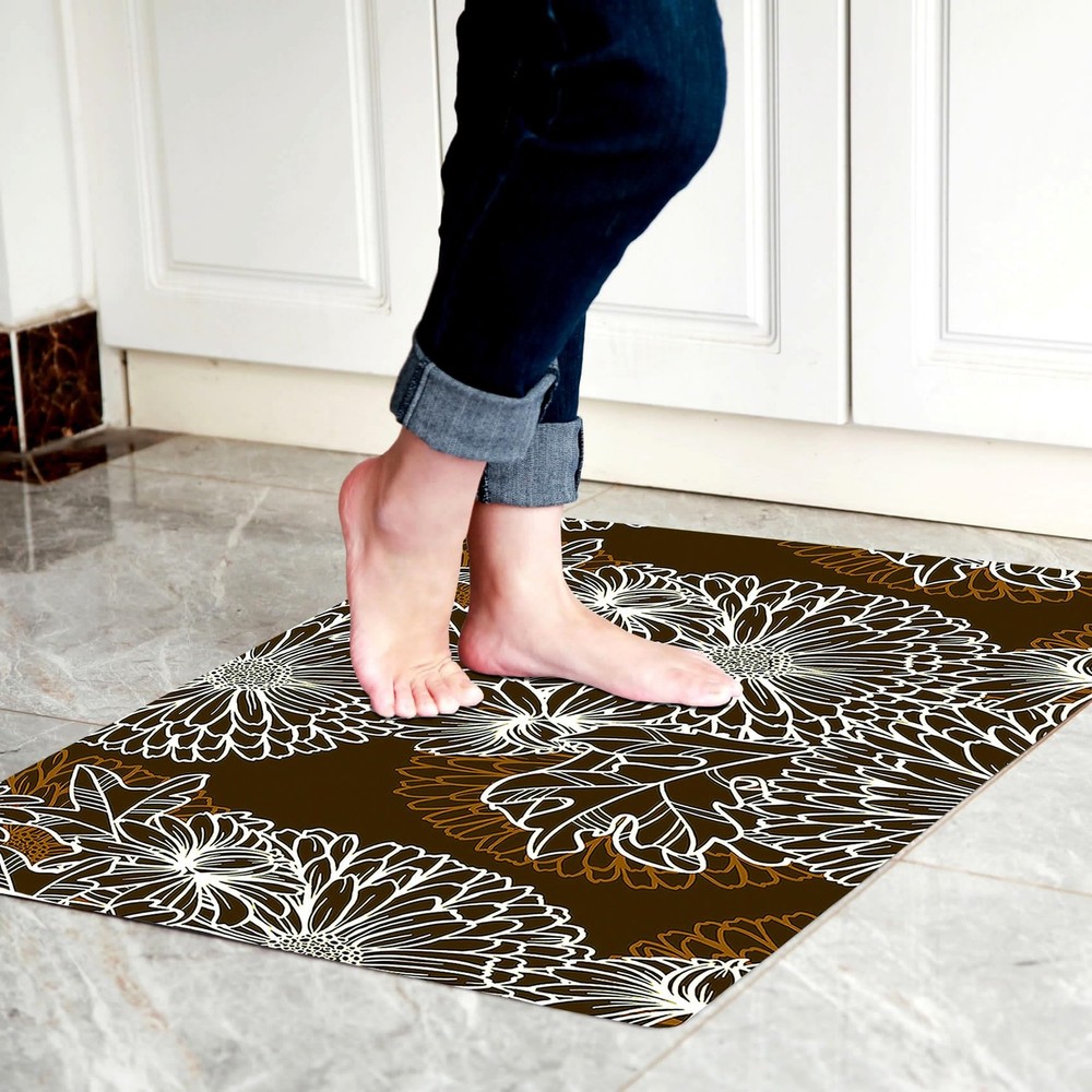 1/10 Inch Ultra Thin 24x35 Large Front Door Mat Indoor Non-Slip Entrance