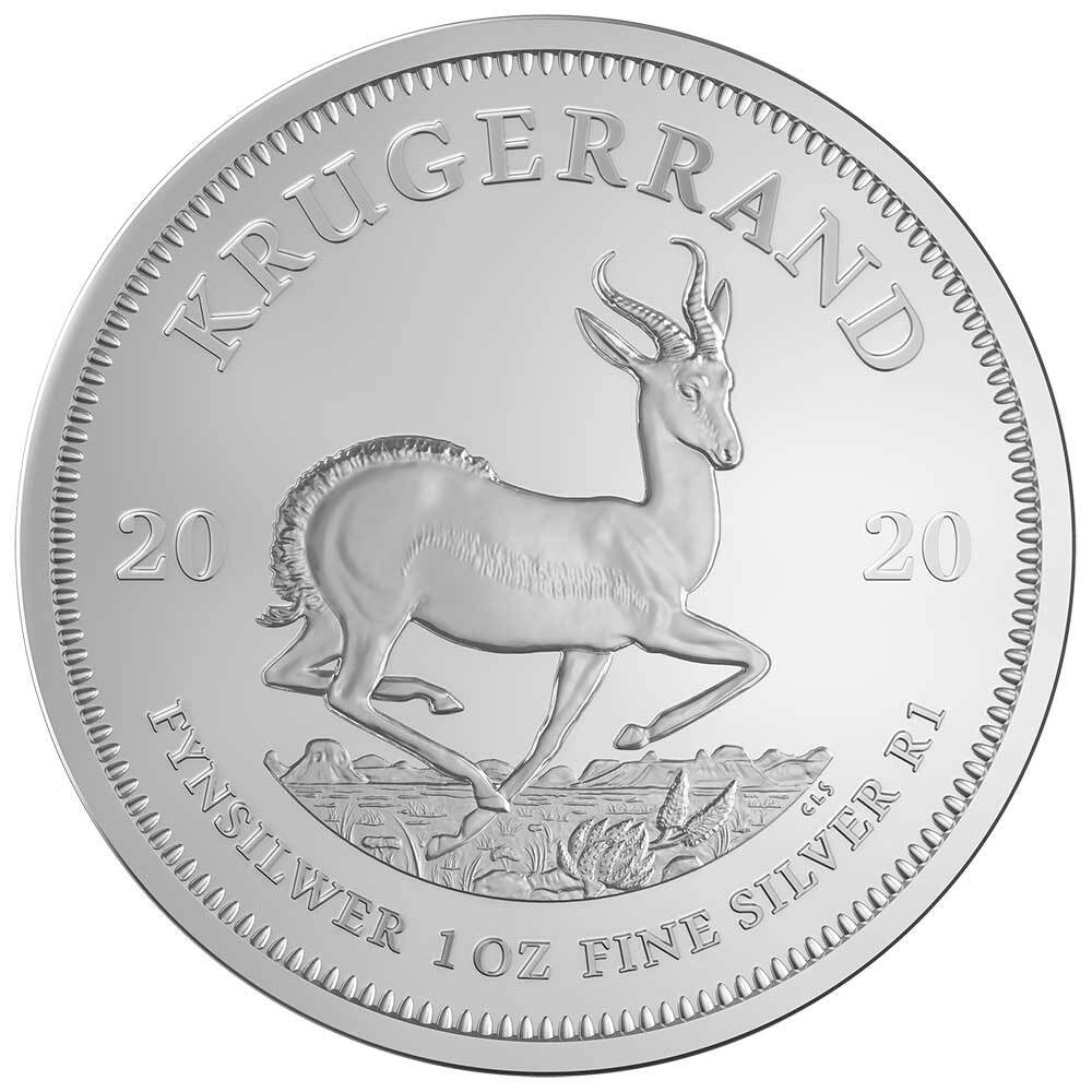 2020 South Africa Silver Krugerrand 1 oz Brilliant Uncirculated
