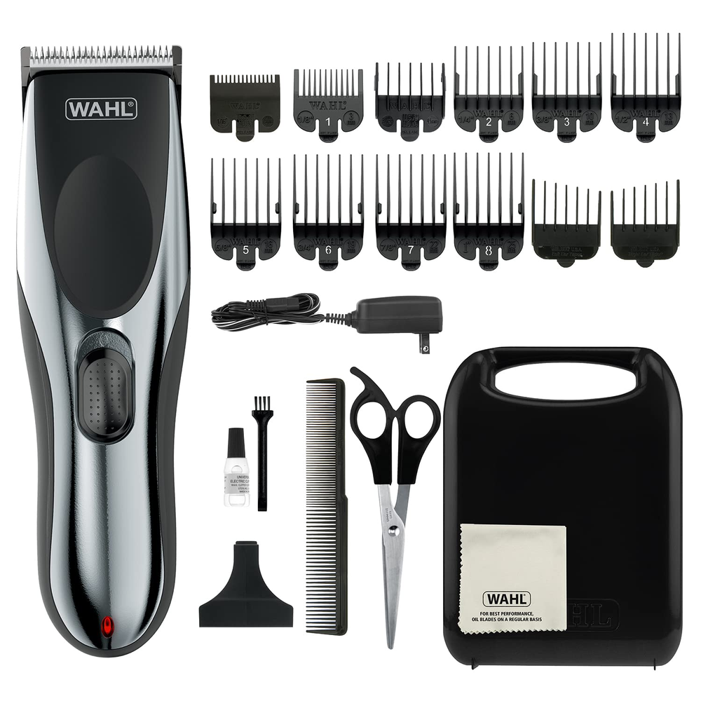 Rechargeable Clipper Cordless Hair Trimmer for Head and Longer Haircuts