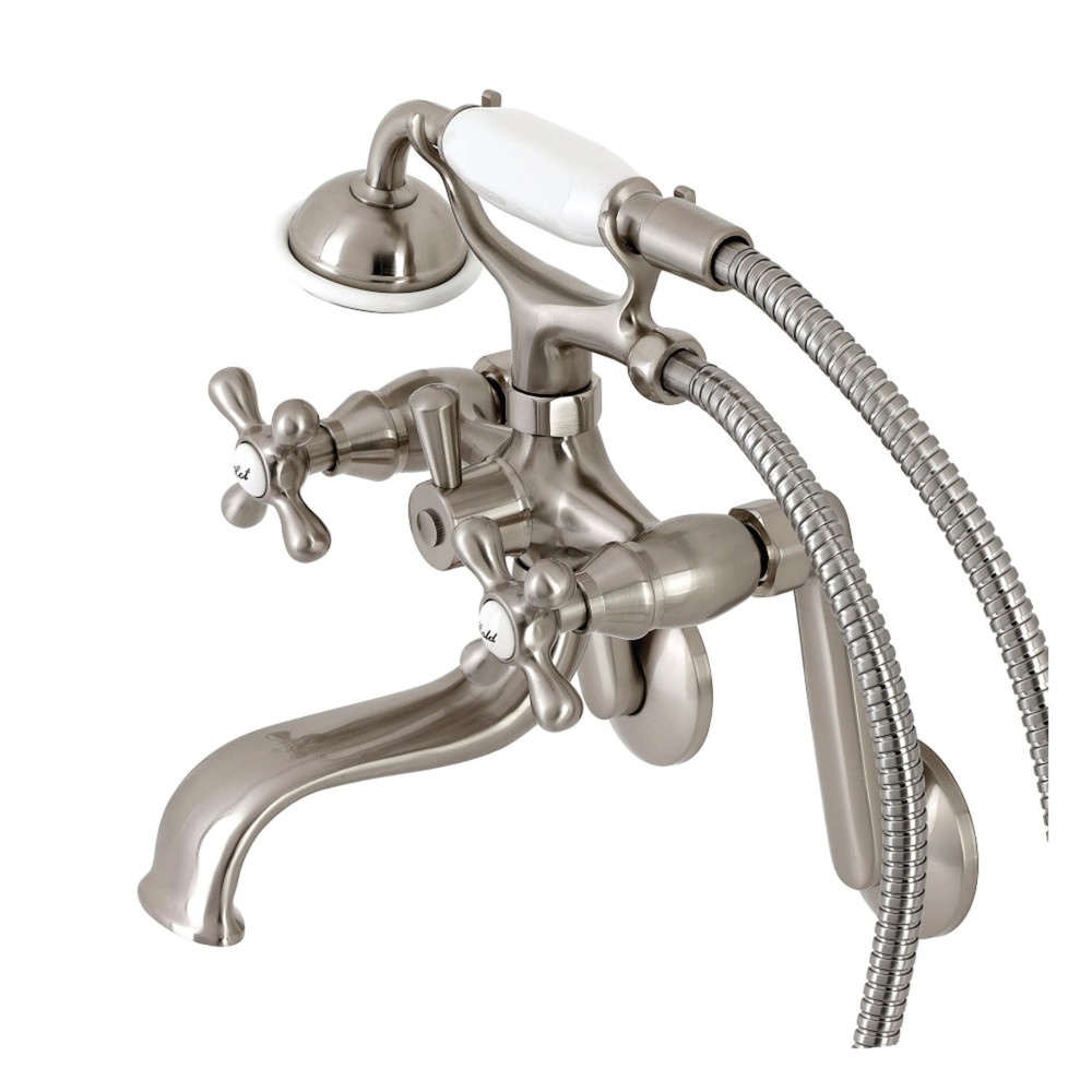 Kingston Brass KS229 Kingston Wall Mounted Clawfoot Tub Filler - Nickel