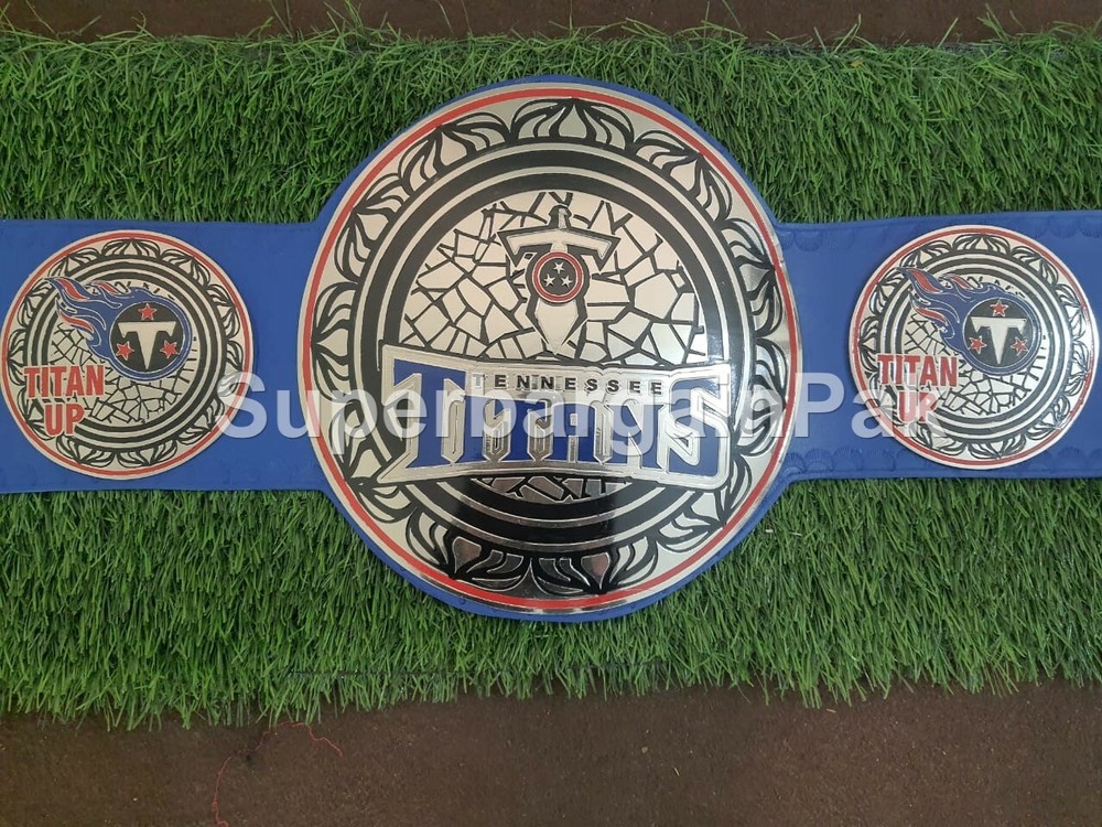 Tennessee Titans Sack Champion championship belt