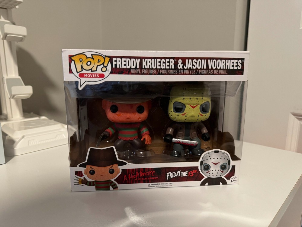 FUNKO POP! MOVIES 2 PACK FREDDY KRUEGER & JASON VOORHEES VAULTED