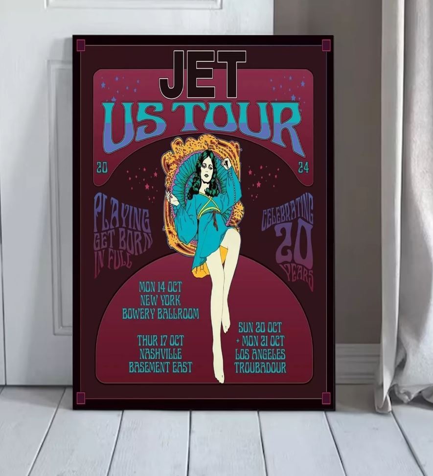 Jet US Tour 2024 Poster