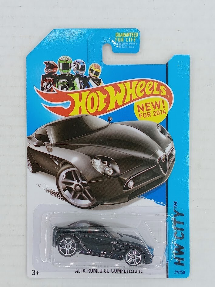 Hot Wheels Black Alfa Romeo 8C Competizione #29 2014