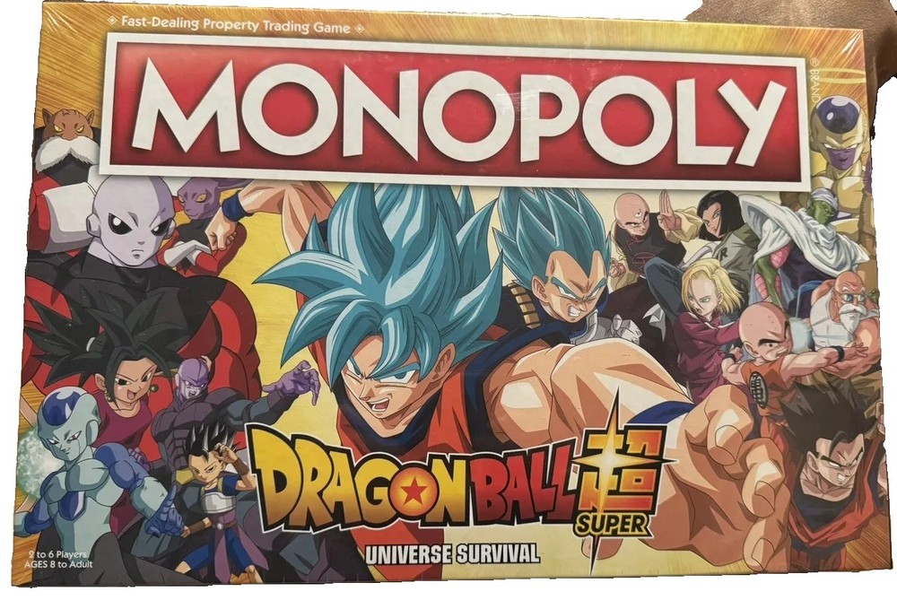 Monopoly Dragon Ball-Z Super Universe Survival Edition Board Game -- SEALED