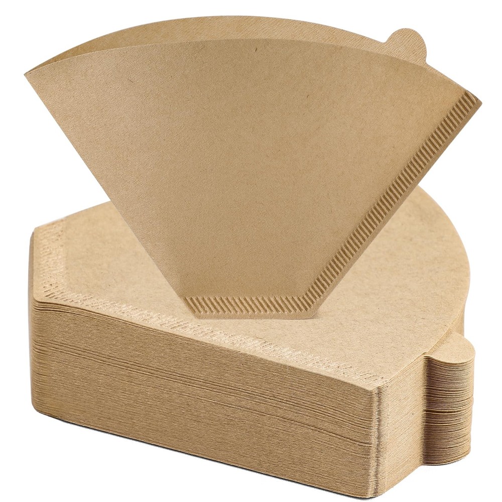 200 Count #4 Cone Coffee Filters 8-12 Cup, Unbleached 200 Pcs,
