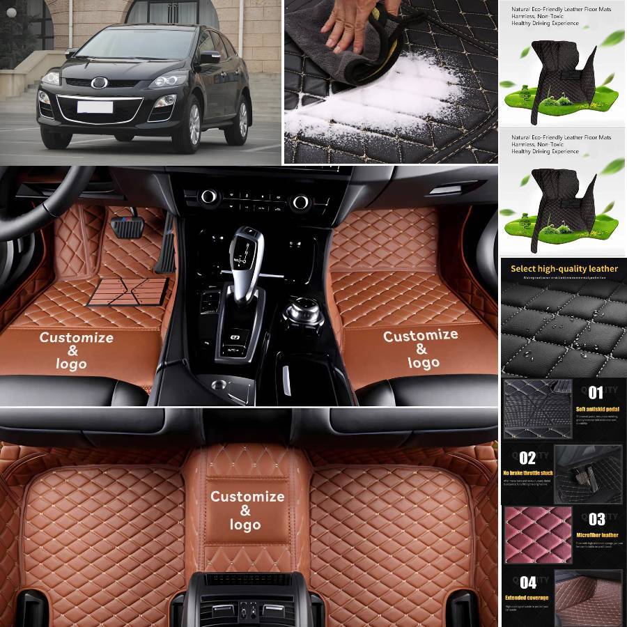 Mazda CX-7 All Weather Custom Floor Mats with Cargo Liners