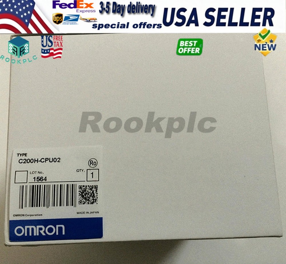 New Omron C200H-CPU02 PLC Module C200HCPU02 One year warranty