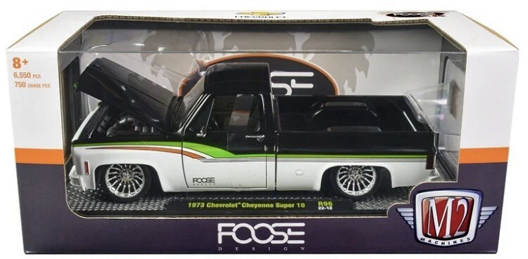 M2 MACHINES 1973 CHEVROLET CHEYENNE SUPER 10 SQUAREBODY 1:24 FOOSE