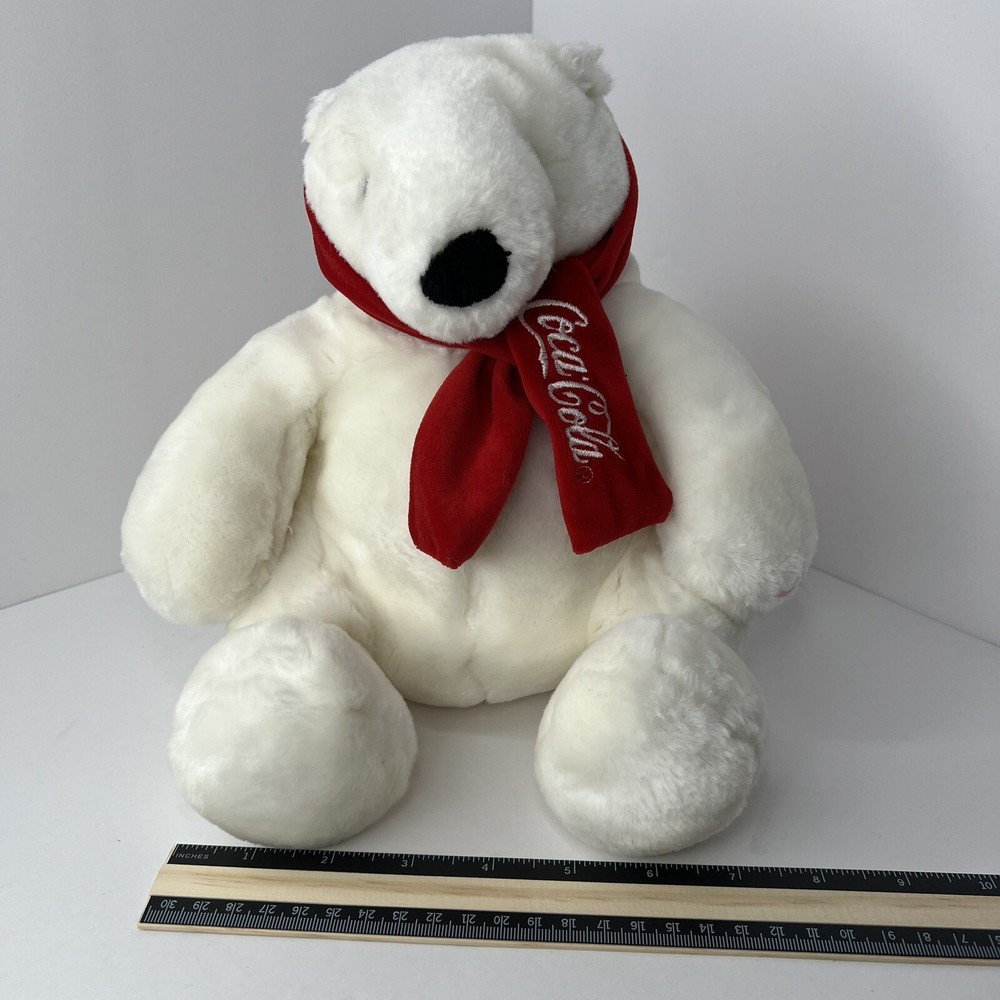 VINTAGE | Coca-Cola | COKE POLAR Bear | Plush STUFFED ANIMAL Toy | BOYDS Collect