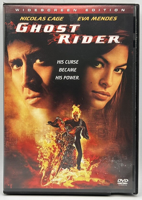 Ghost Rider DVD Nicholas Cage Eva Mendes Widescreen Free Shipping 2007