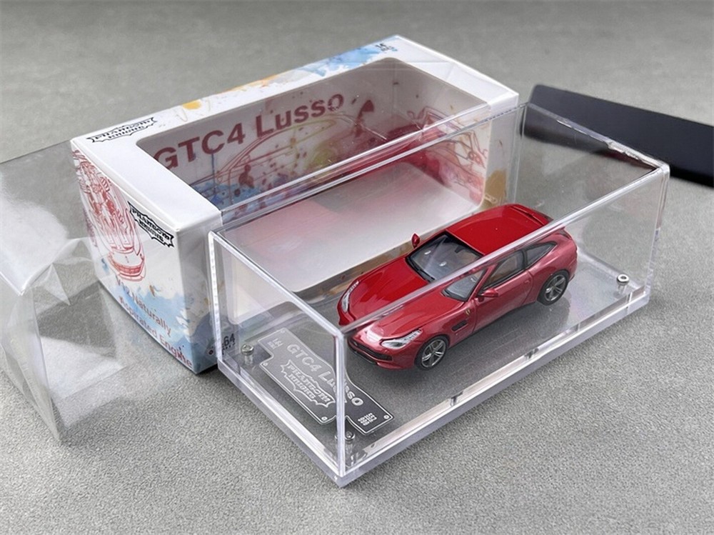 1/64 Scale Ferrari GTC4 Lusso Red Diecast Model Toy Car Gift