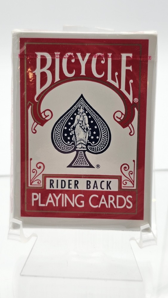 Bicycle Poker 808 Red Rider Back Playing Cards - Blue seal Ohio Sealed New