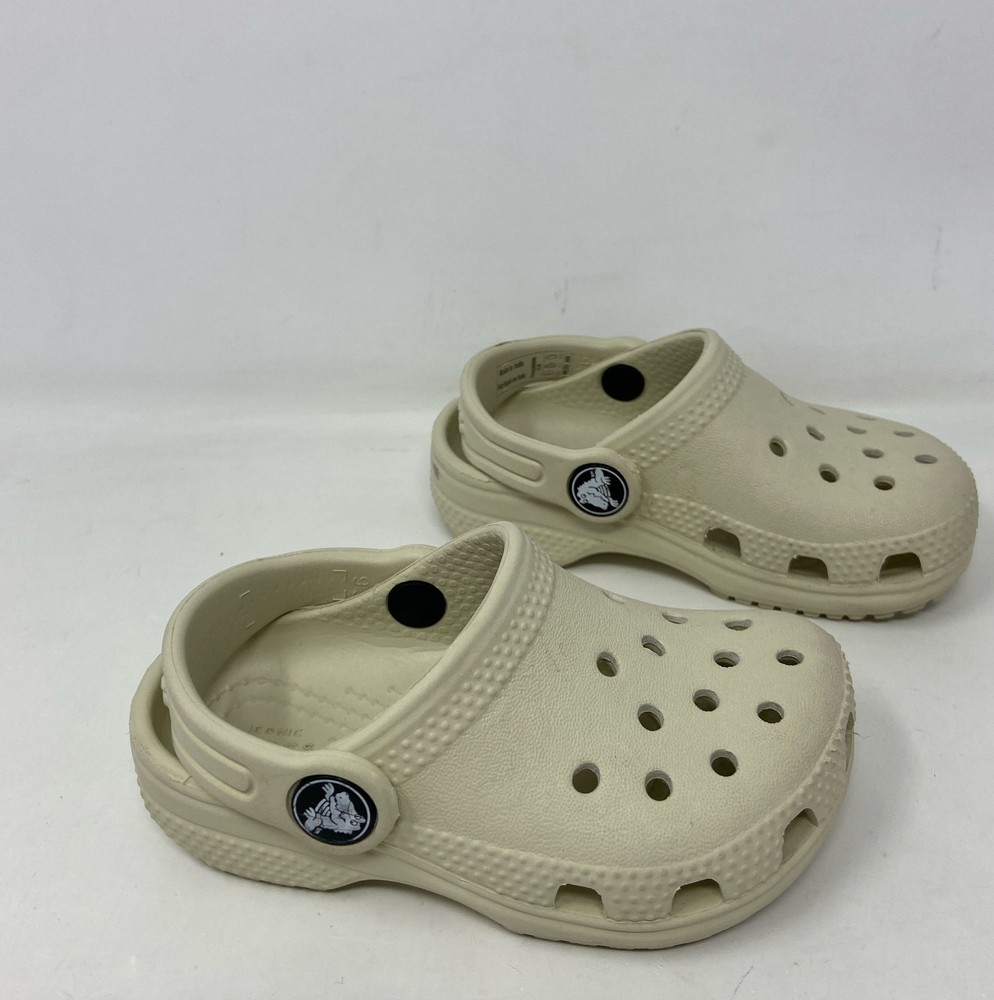 Crocs Kids Classic Clog (Toddler) - Bone - Size C6