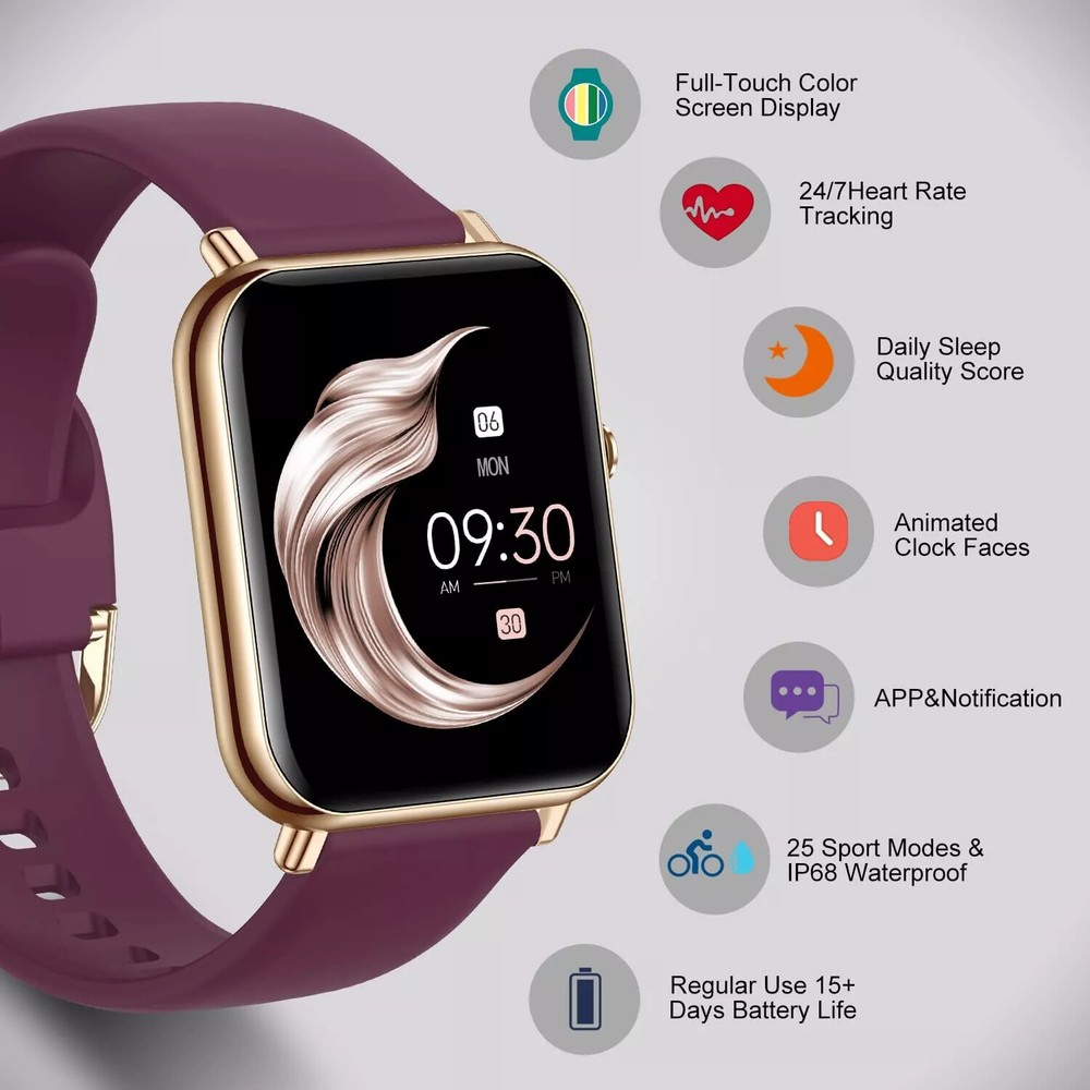 🔥2025 Smart Watch For Men/Women Waterproof Bluetooth iPhone Android Samsung LG