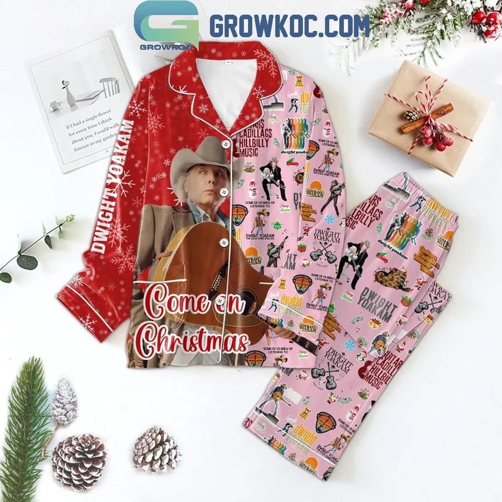 Dwight Yoakam 2024 Christmas Pajama Set in Festive Polyester