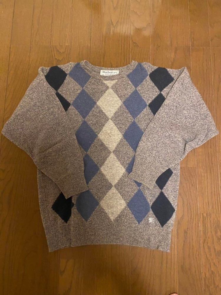 Burberry knit sweater Men's Fashion from Japan