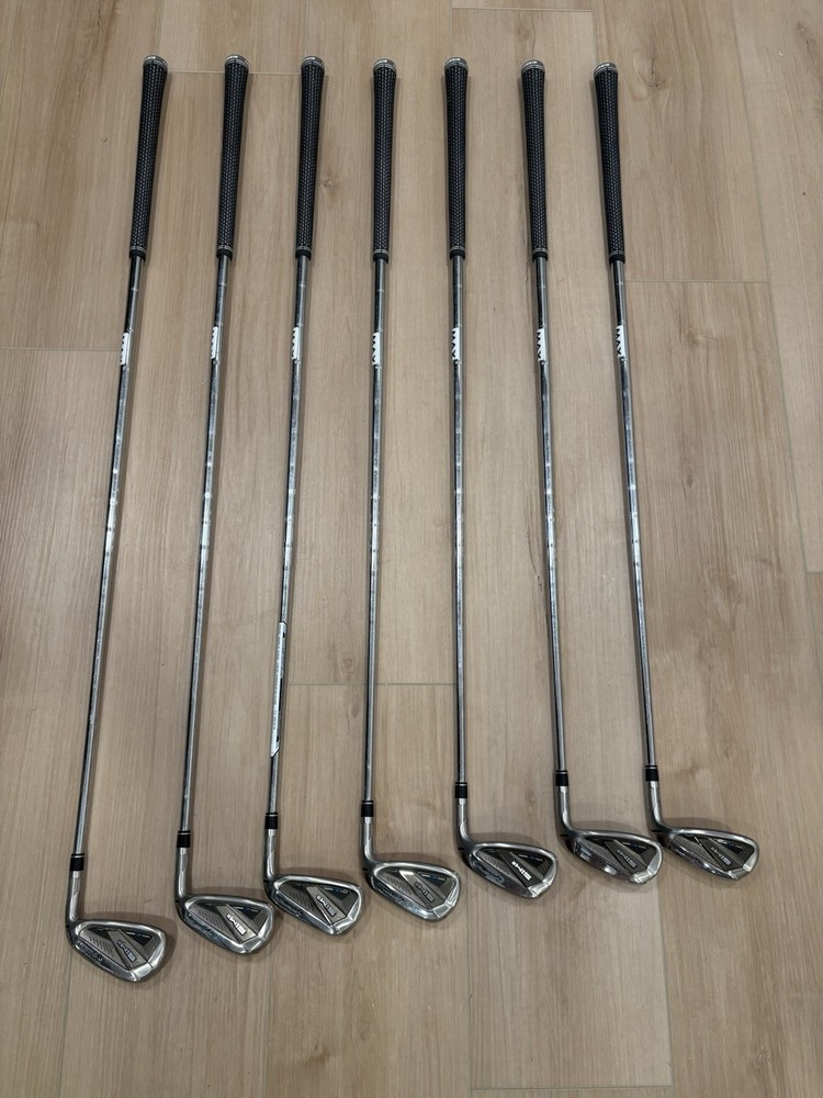 TaylorMade SIM 2 Max Iron Set 5-PW AW Stiff Steel RH Right Handed Golf Clubs