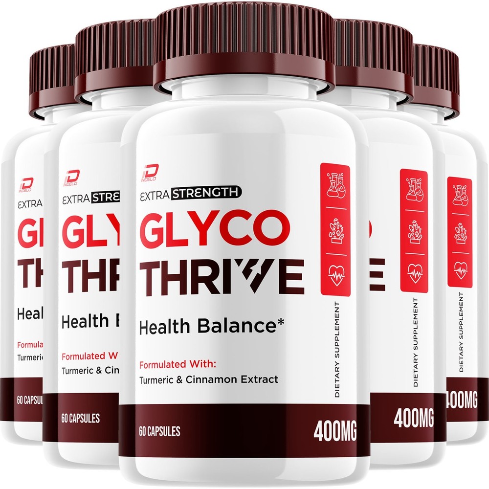 (5 Pack) Glyco Thrive Capsules – GlycoThrive Natural Blend Glycogen Support