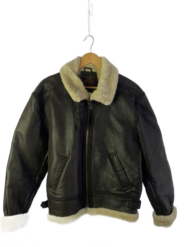 Flight Jacket/M/Cowhide/Brw/Plain/850115 3390