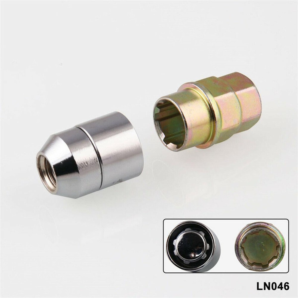 M12x1.5 Alloy Steel Anti-Theft Wheel Lug Nut with Key for Cars