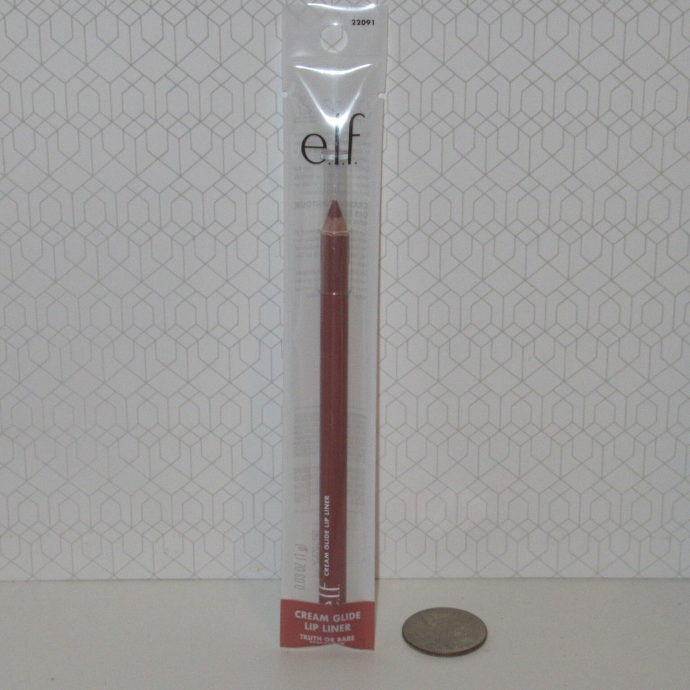 Cream Glide Lip Liner Truth or Bare Peachy Pink Highly Pigmented 0.03oz-image