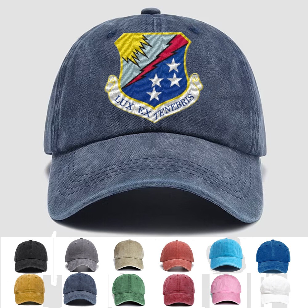 Custom Embroidered Hat 67th Cyberspace Wing, Veteran Cap, Trucker Hat, Gift Idea