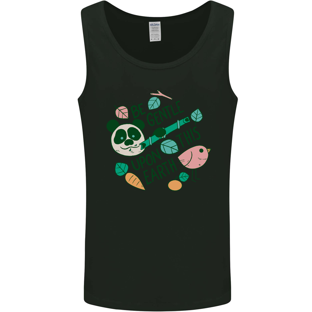 Gentle Recycle Climate Change Environment Mens Vest Tank Top