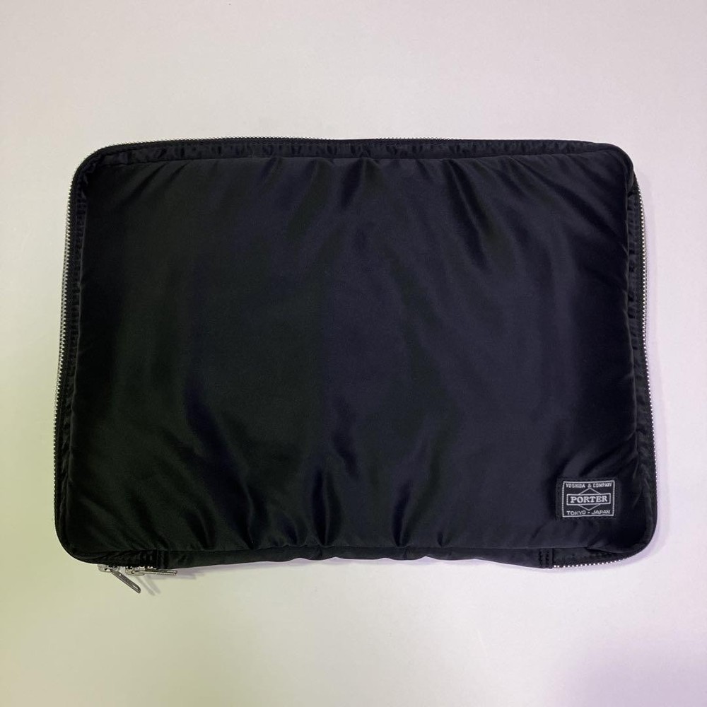 Porter Wacko Maria Double Name Clutch Bag in Black