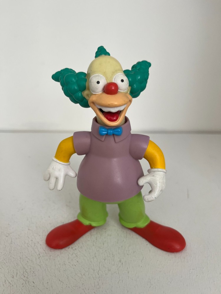PLAYMATES INTERACTIVE THE SIMPSONS SERIES 1 KRUSTY THE CLOWN ACTION FIGURE WOS