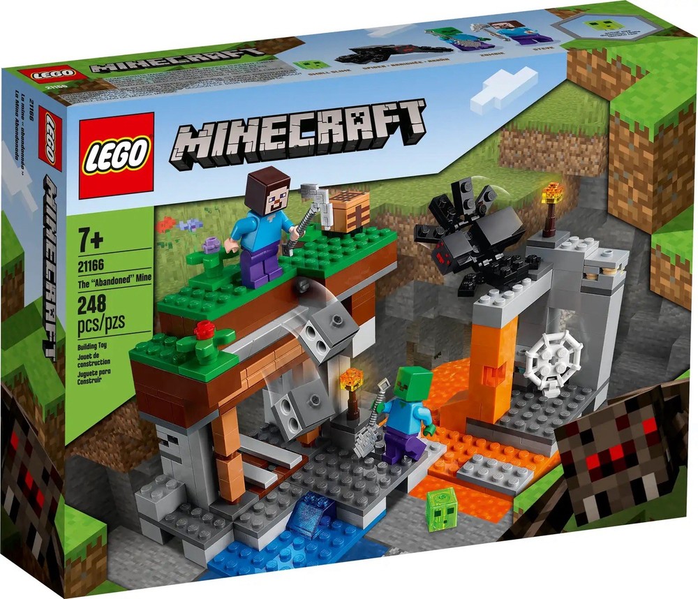 Retired 2024 Lego Minecraft Abandoned Mine Set 21166
