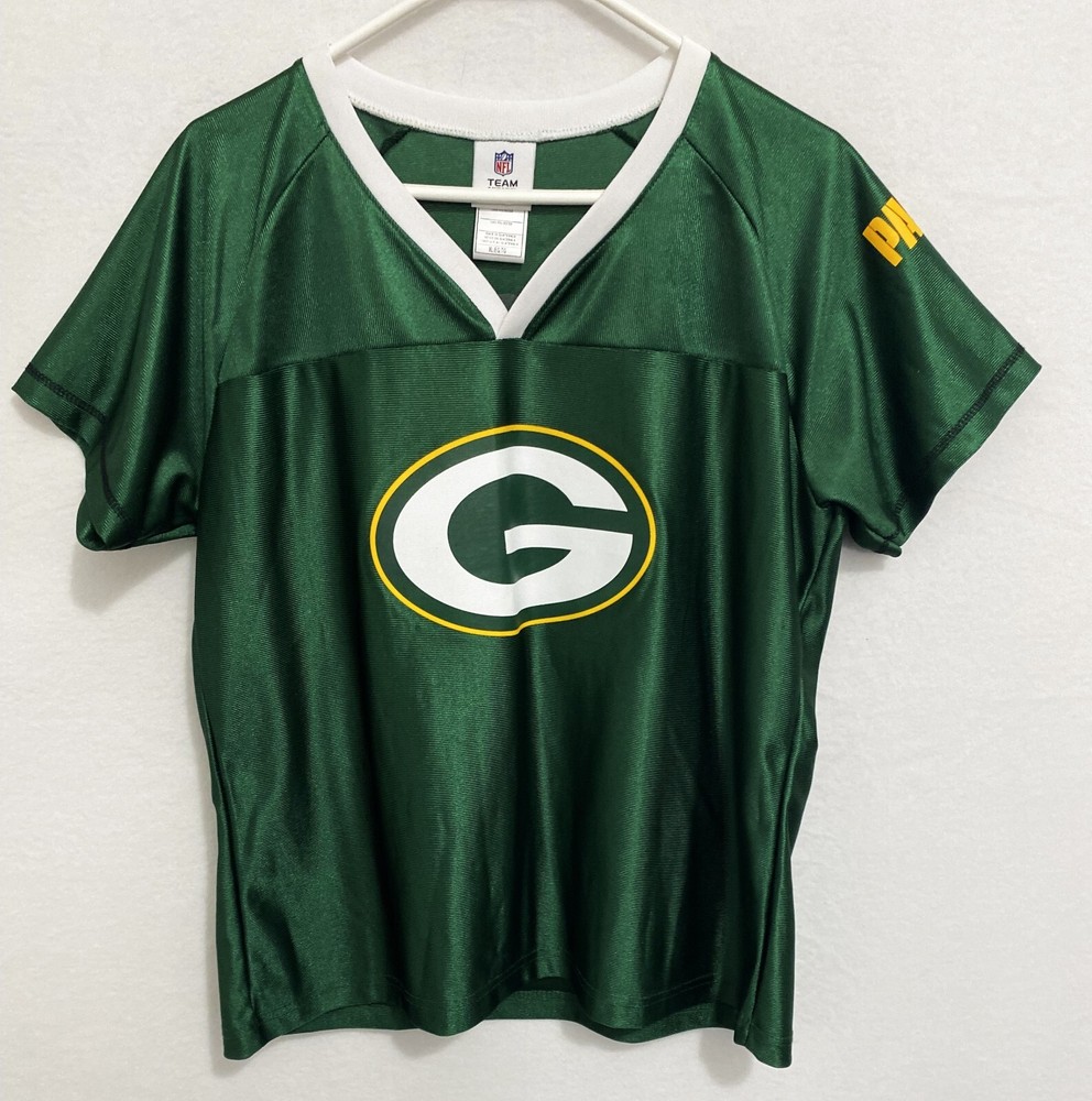 Aaron Rodgers Green Bay Packers NFL Team Apparel Women Jersey Football Size XL