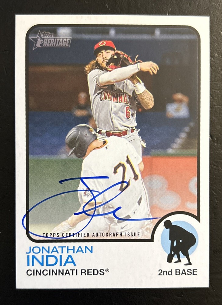 2022 Topps Heritage High Number - Real One Autographs #ROA-JI Jonathan India