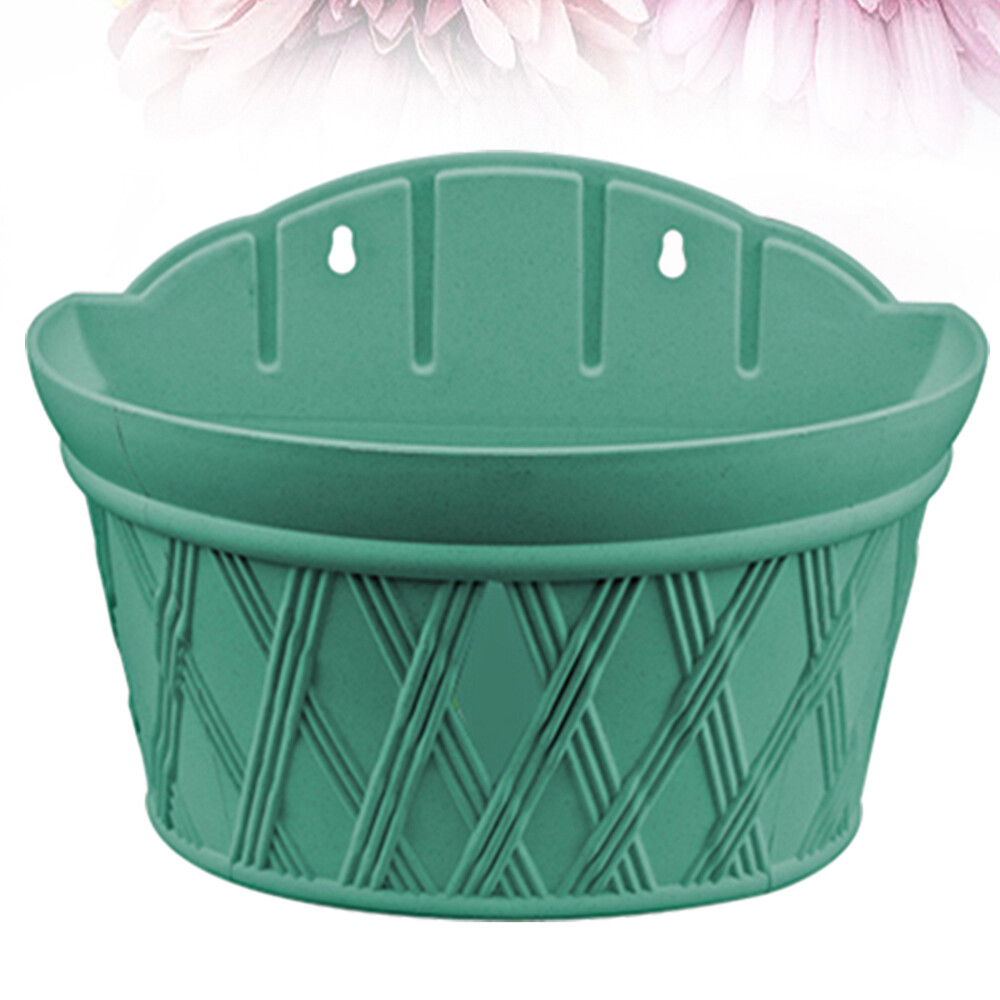 Wall Mounted Flower Basket Fence Display Pot Wall Flower Planter