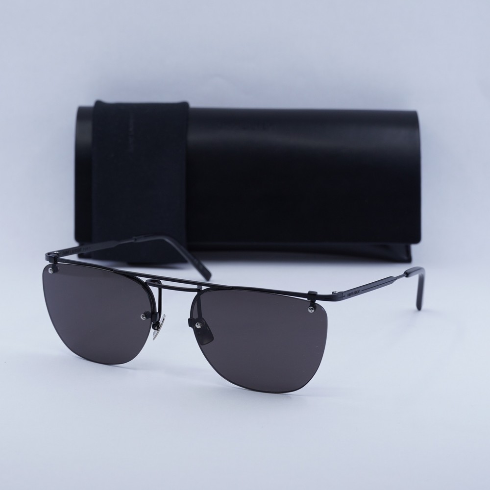 Saint Laurent SL600 001 Black/Black 58-19-145 Sunglasses New Authentic