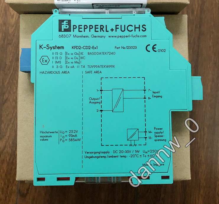 New In Box Pepperl+Fuchs P+F KFD2-CD2-EX1