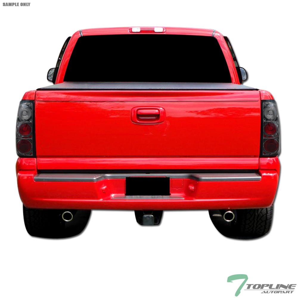 1999-2002 Chevy Silverado GMC Sierra Smoke Altezza Tail Lights Topline
