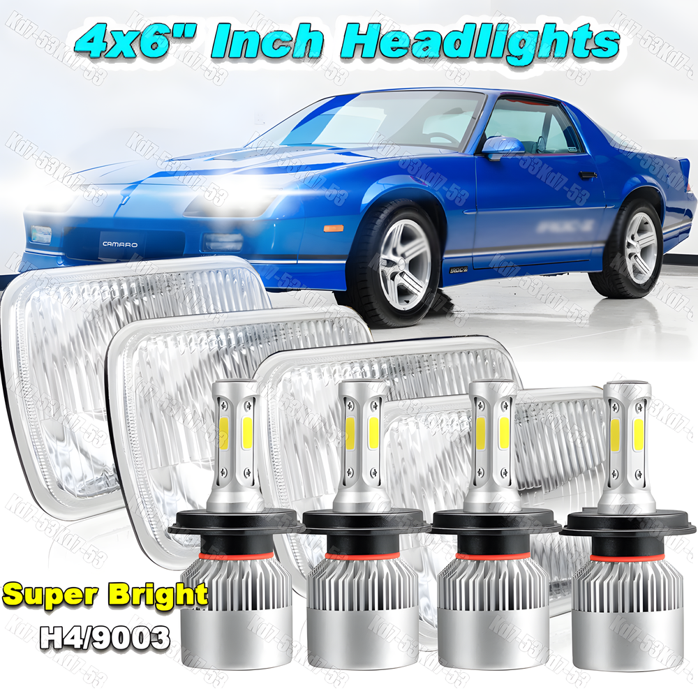 Newest for Chevrolet Camaro Iroc-Z Z28 1982-1992 4PC 4x6