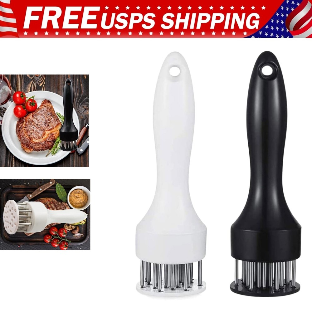 Meat Tenderizer Tool with 16 Ultra Sharp Stainless Steel Needle Dishwasher Safe